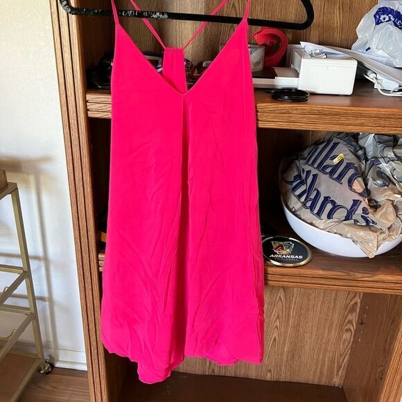 ALICE + OLIVIA FIERRA SILK MINI DRESS - Picture 2 of 5